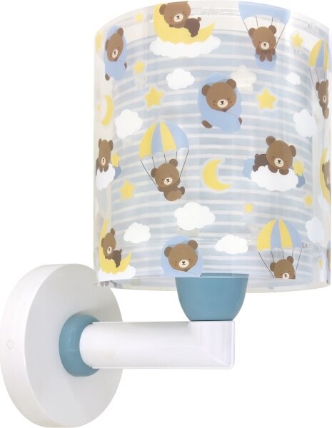 Dalber 41579T - Lampă de perete pentru copii BABY TEDDY, 1xE27/15W/230V, albastră