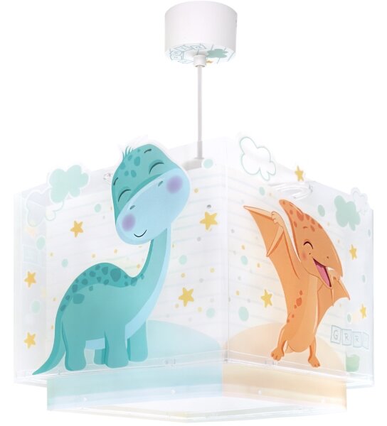 Dalber 63452 - Lustră pentru copii BABY DINOS 1xE27/15W/230V multicoloră