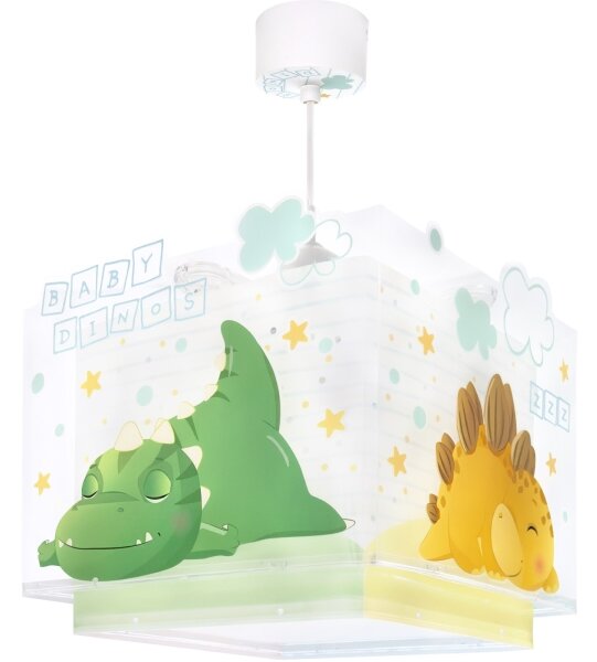 Dalber 63452 - Lustră pentru copii BABY DINOS 1xE27/15W/230V multicoloră