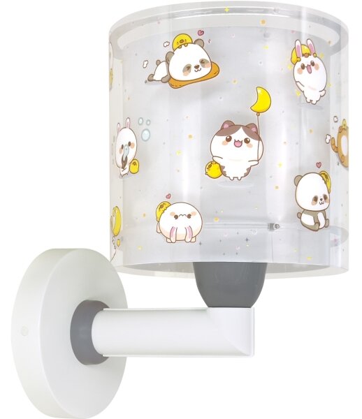 Dalber 41769E - Aplica de perete pentru copii KAWAII FRIENDS 1xE27/15W/230V gri