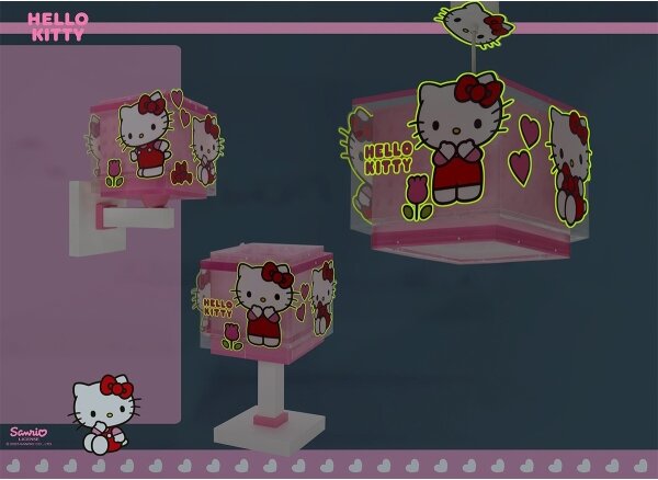 Lustră pentru copii HELLO KITTY Dalber 73262, 1xE27/15W/230V, roz