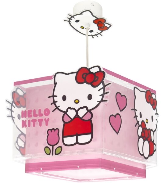 Lustră pentru copii HELLO KITTY Dalber 73262, 1xE27/15W/230V, roz