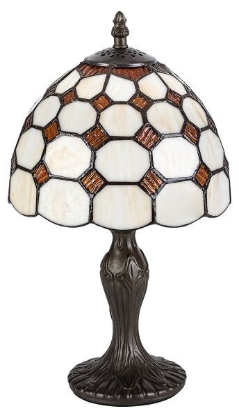 Brilagi - Lampă de masă Tiffany cu vitralii DORAN 1xE14/40W/230V