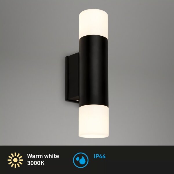Briloner 2090025 - Aplica de perete LED pentru exterior 2xGU10/4,8W/230V IP44