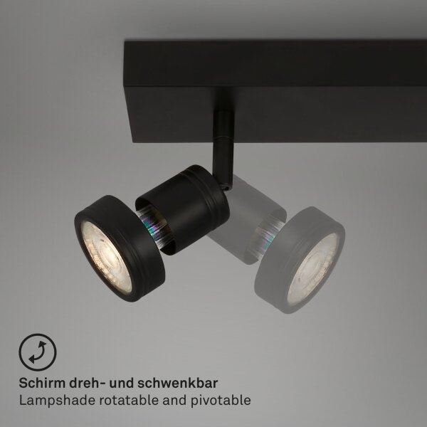 Briloner 2926-025 - Spot LED 2x GU10, 4,9W, 230V
