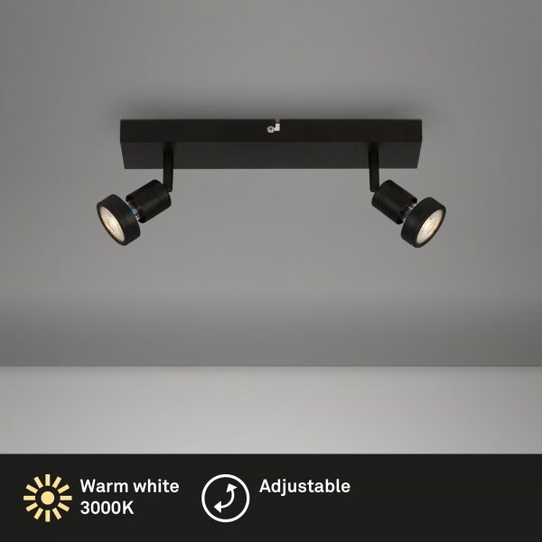Briloner 2926-025 - Spot LED 2x GU10, 4,9W, 230V
