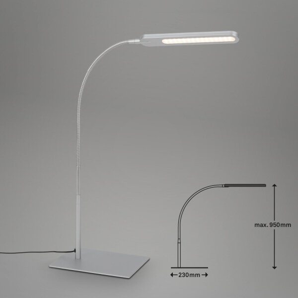Lampă LED dimabilă de masă Briloner 7389-014 SERVO LED/8W/230V 3000/6500K