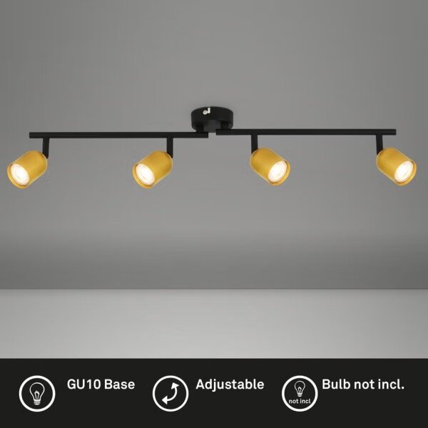 Briloner 2145-047 - Plafonieră cu 4 spoturi GU10, 9W, 230V