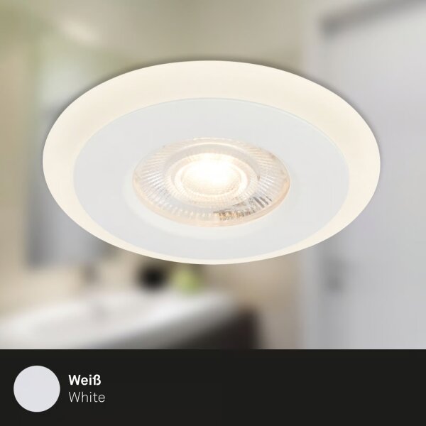 Briloner 7039036 - Set 3x spot LED încastrat pentru baie, 3x5W, 230V, IP44, alb