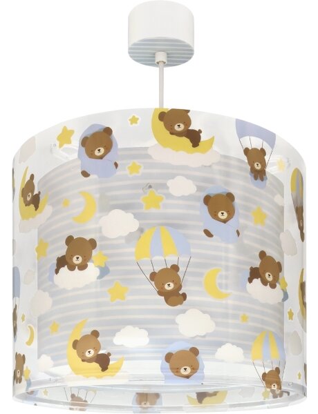 Dalber 41572T - Lustră pentru copii BABY TEDDY, 1xE27/15W/230V, albastră