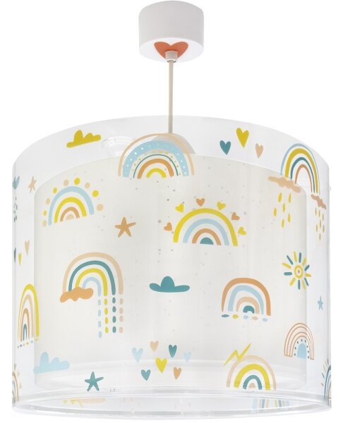 Dalber 41192 - Lustră pentru copii RAINBOW 1xE27/15W/230V multicoloră