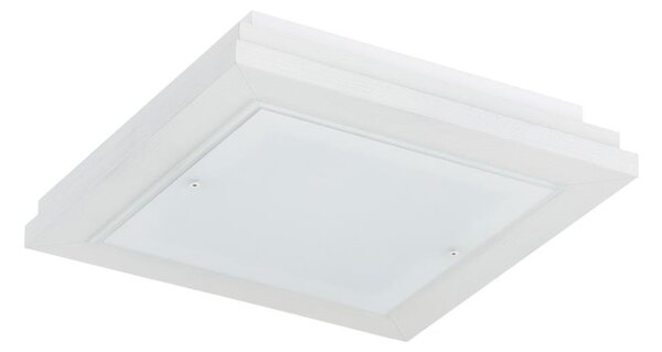 Argon 7266 - Plafonieră de tavan TABOR, 2x E27, 15 W, 230 V, 32x32 cm, albă