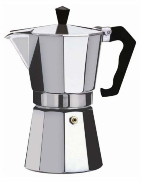 Espressor pentru aragaz din aluminiu, cafetiera moka pentru cafea, capacitate 6 cesti