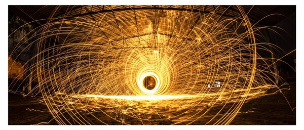 Tablou - Disc luminos (120x50 cm)