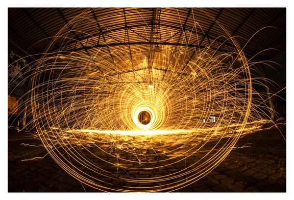 Tablou - Disc luminos (90x60 cm)