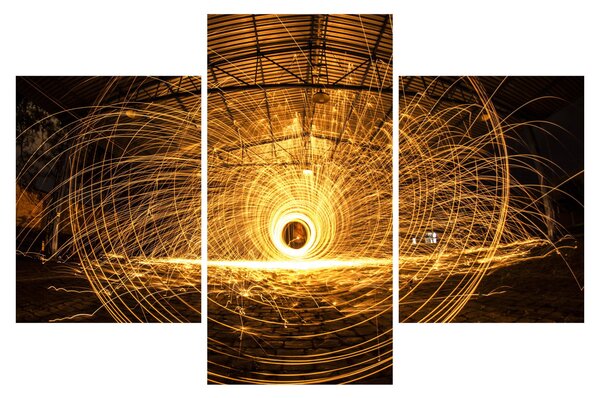 Tablou - Disc luminos (90x60 cm)