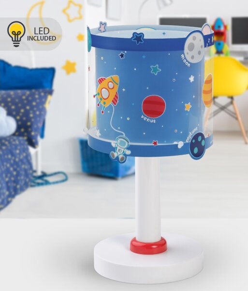 Dalber 41341N - Lampă LED pentru copii PLANETS 1xG4/4W/230V, albastră