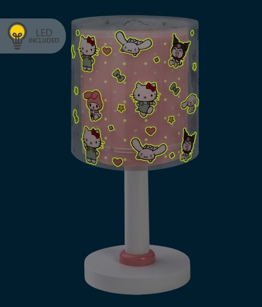 Dalber 41251 - Lampă LED pentru copii HELLO KITTY&FRIENDS 1xG4/4W/230V roz