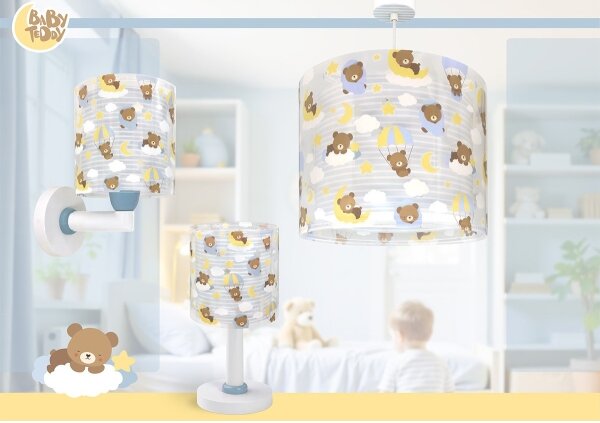 Dalber 41571T - Lampă LED pentru copii BABY TEDDY, 1xG4/4W/230V, albastră