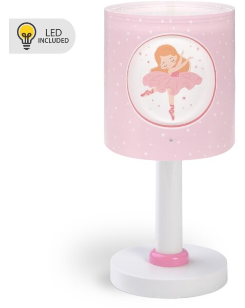 Dalber 60911 - Lampă de veghe LED pentru copii PRINCESS DANCE 1xG4/4W/230V, roz