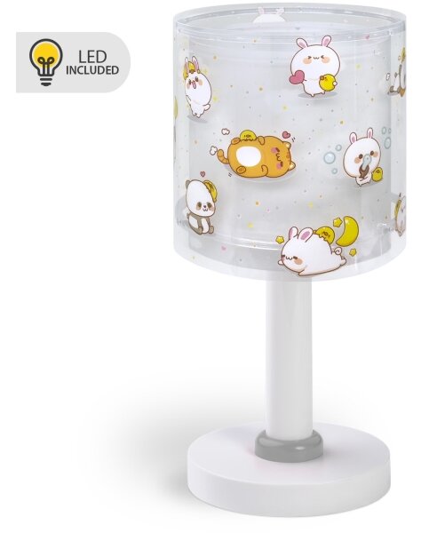 Dalber 41761E - Lampă LED pentru copii KAWAII FRIENDS 1xG4/4W/230V gri