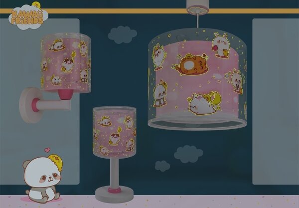 Dalber 41761S - Lampă LED pentru copii KAWAII FRIENDS 1xG4/4W/230V, roz
