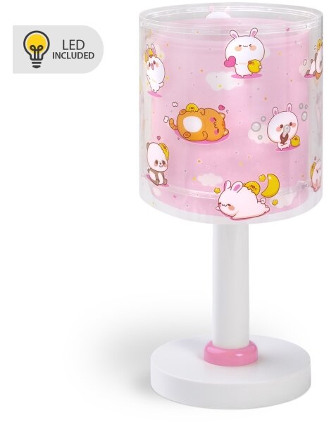Dalber 41761S - Lampă LED pentru copii KAWAII FRIENDS 1xG4/4W/230V, roz