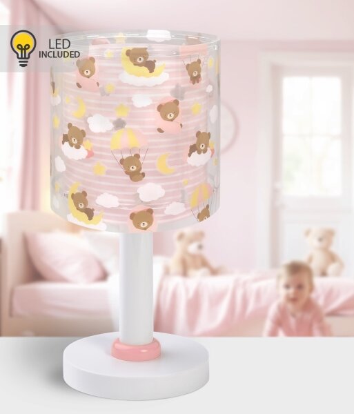 Dalber 41571S - Lampă de veghe LED pentru copii BABY TEDDY 1xG4/4W/230V, roz