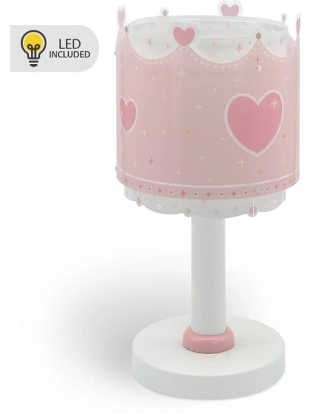 Dalber 61101N - Lampă LED de noptieră pentru copii LITTLE QUEEN 1xG4/4W/230V, roz