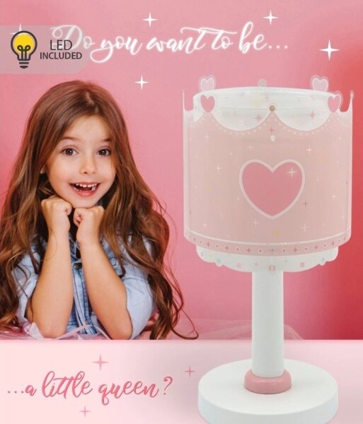 Dalber 61101N - Lampă LED de noptieră pentru copii LITTLE QUEEN 1xG4/4W/230V, roz