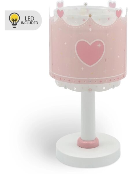 Dalber 61101N - Lampă LED de noptieră pentru copii LITTLE QUEEN 1xG4/4W/230V, roz