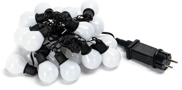 Aigostar - Ghirlandă LED inteligentă RGBICW MESH pentru exterior, 25 LED, 5 m, IP44 + telecomandă
