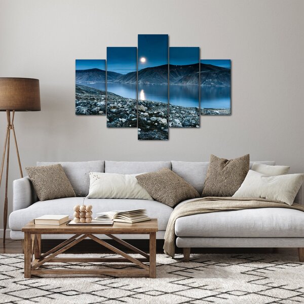Tablou - Islanda noaptea (150x105 cm)