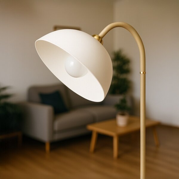 Lampă de podea ZACK 1xE27/15W/230V bej