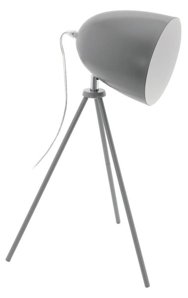 Eglo 33094 - Lampă de masă DUNDEE, 1 x E27 / 60 W / 230 V, gri