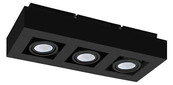 Eglo 31064 - Spot LED MENDOZA 3xLED/4,7W/230V 3000K negru