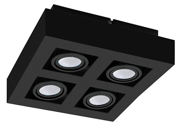 Eglo 31065 - Spot LED MENDOZA 4xLED/4,7W/230V 3000K negru