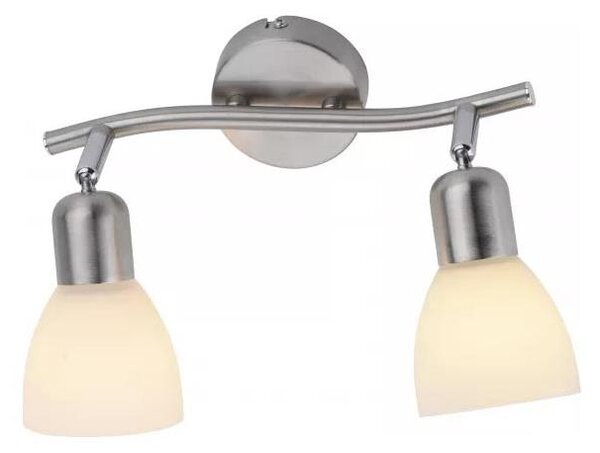 JUST LIGHT. 11952-55 - Spot de tavan KARO 2xE14/40W/230V crom mat