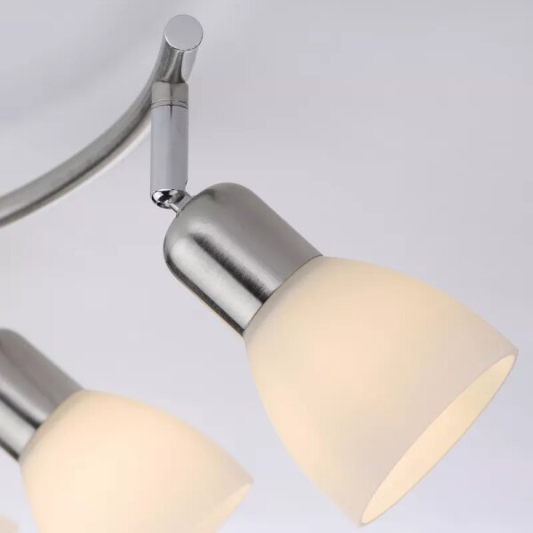 JUST LIGHT. 11952-55 - Spot de tavan KARO 2xE14/40W/230V crom mat