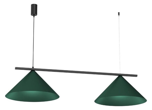 Pendul pe cablu CAPITAL 2xGX53/15W/230V verde