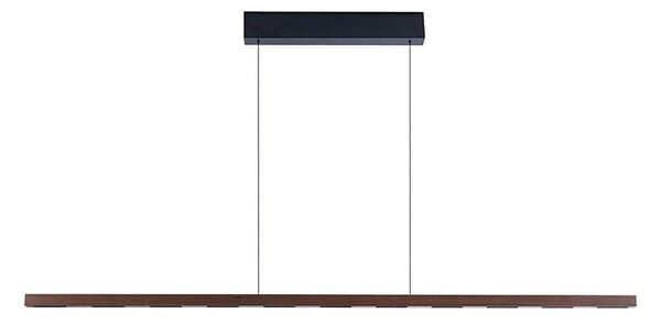 Immax NEO 07309L-LED Lustră suspendată dimabilă pe cablu cu senzor MADEIRA, 37W/230V, 157 cm, nuc