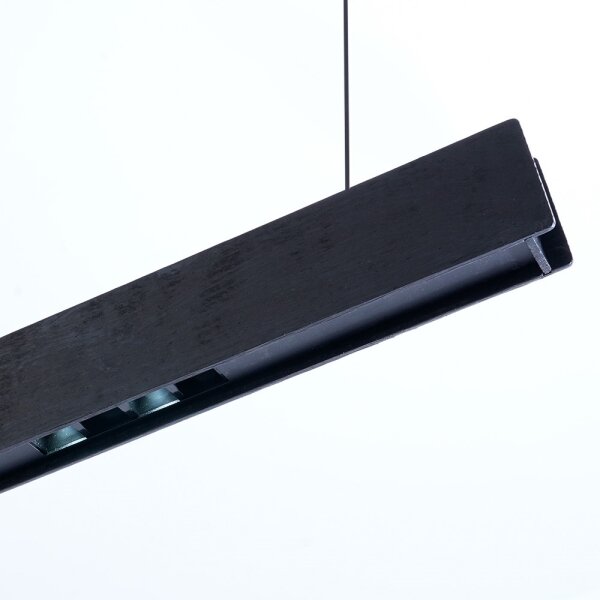 Immax NEO 07308L-LED Lustru suspendat pe cablu MADEIRA, reglabil, 44W/230V, Wi-Fi Tuya, 202 cm, negru