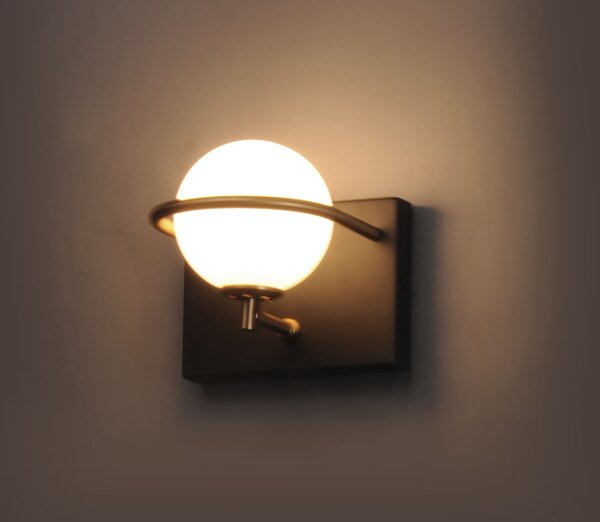 Lampa de perete APP1300-1W Black Gold