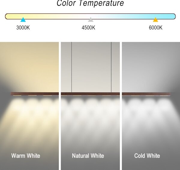 Immax NEO 07309L-LED Lustră suspendată dimabilă pe cablu cu senzor MADEIRA, 37W/230V, 157 cm, nuc