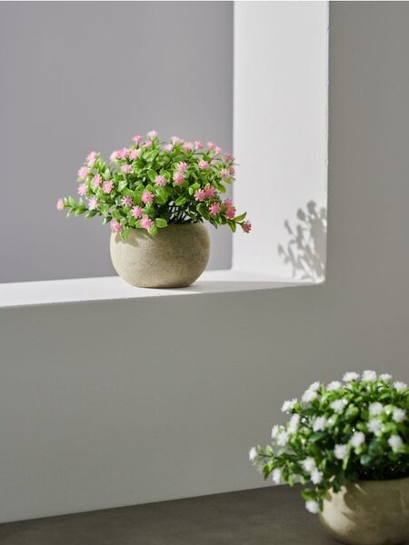 Sinsay - Plantă artificială decorativă - roz-pastel