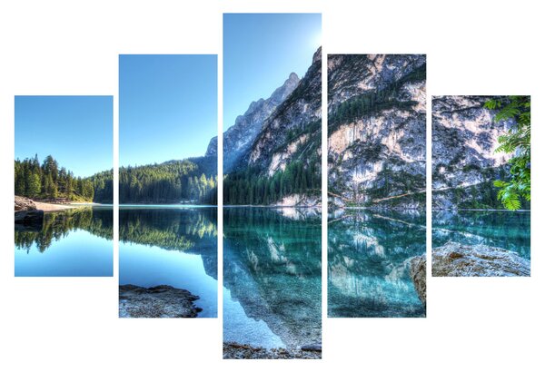 Tablou - Lac montan (150x105 cm)