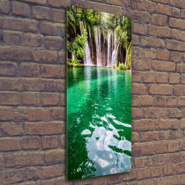 Tablou pe pe sticlă Lacurile Plitvice