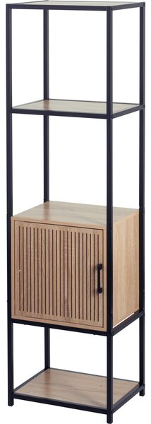 Raft bibliotecă cu dulap KASTO, 43 x 33 x 153 cm