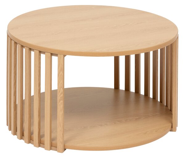 Masa de cafea lamele, rotundă SLAT, 60 cm