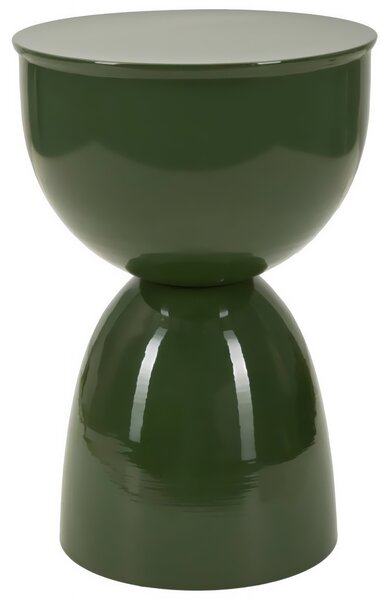Masa auxiliară YAO, metalică, Ø 31x46 cm, verde